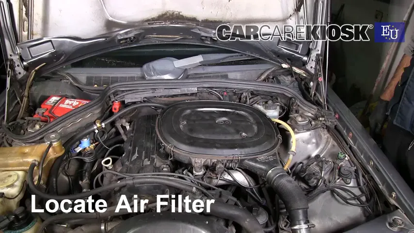 1989 Mercedes-Benz 190E 2.6 2.6L 6 Cyl. Air Filter (Engine)